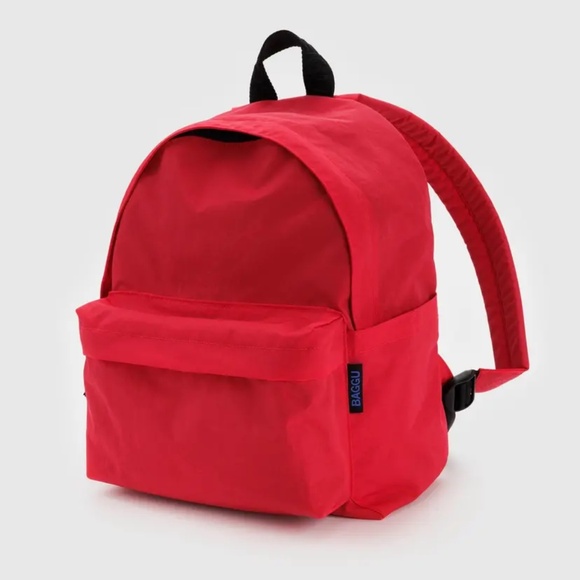 Baggu Medium Backpack - Candy Apple Red - Picture 1 of 6
